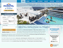 Tablet Screenshot of microtel-manila.com